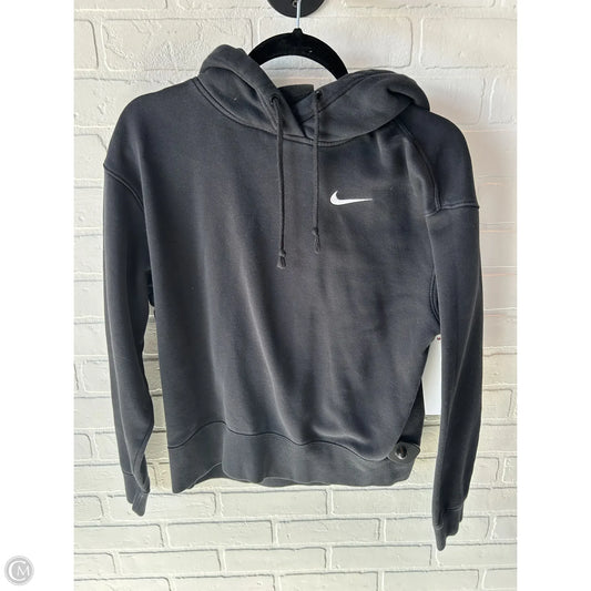 Athletic Sweatshirt Hoodie By Nike In Black, Size: Xs