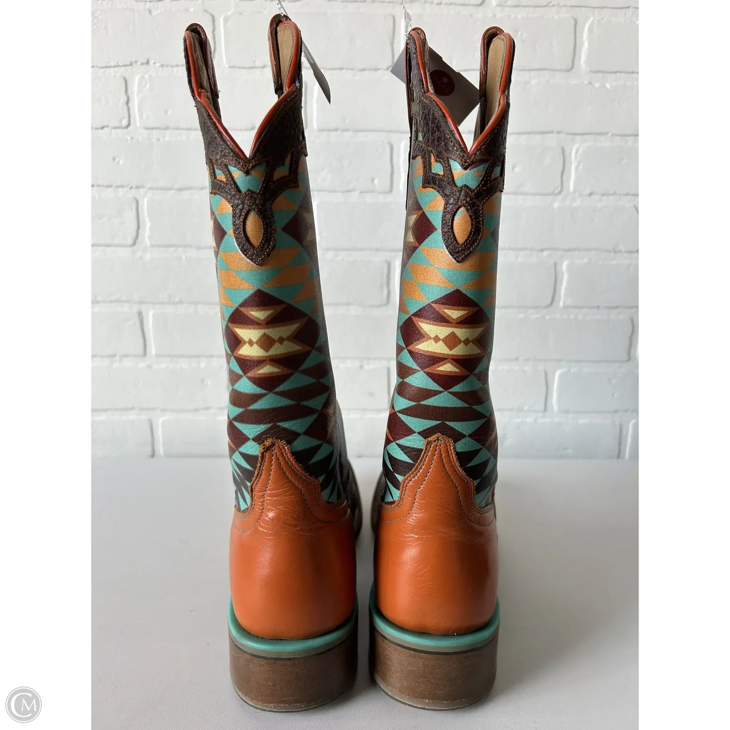 Boots Western By CINCH In Brown & Orange, Size: 10