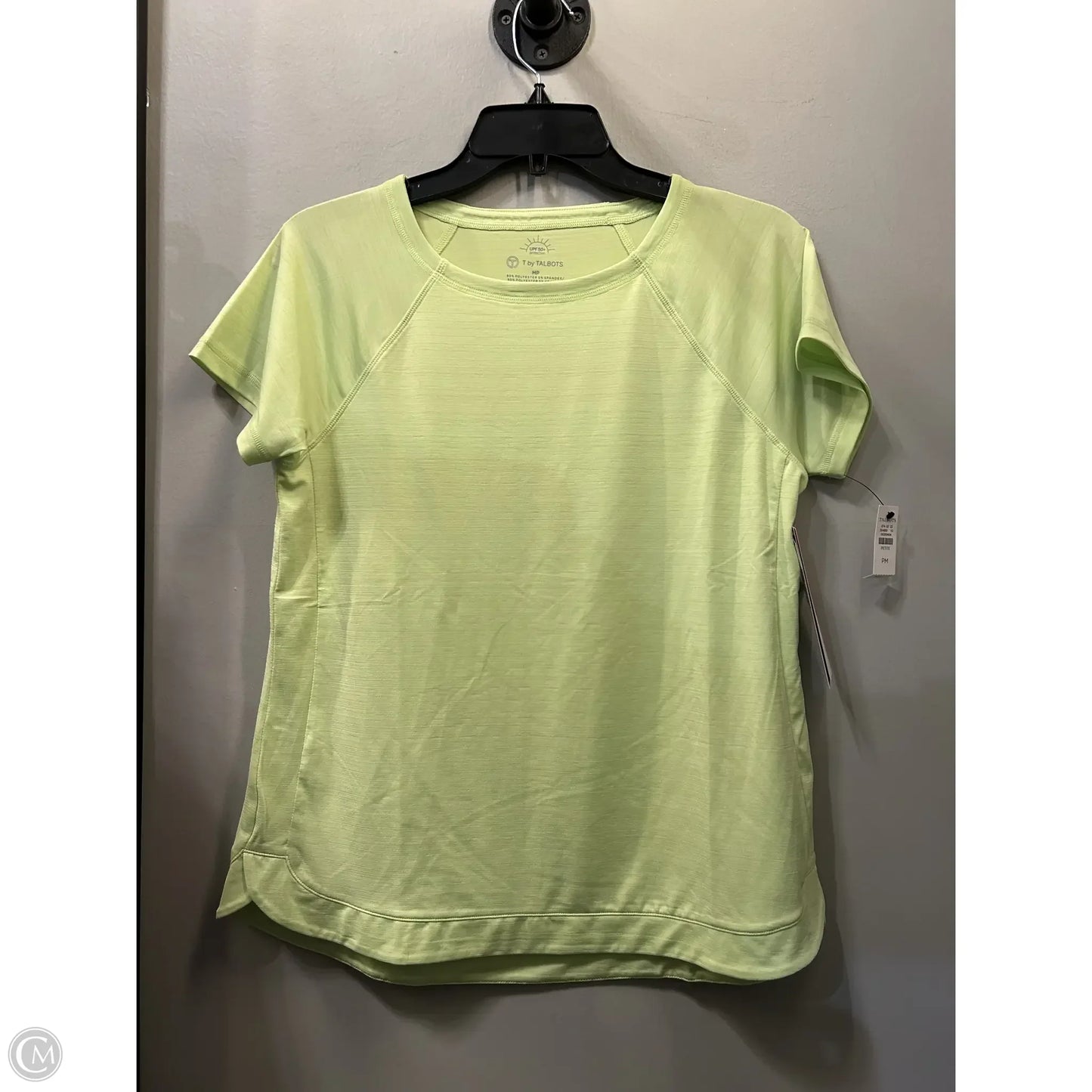 Athletic Top Short Sleeve By Talbots In Green, Size: Mp