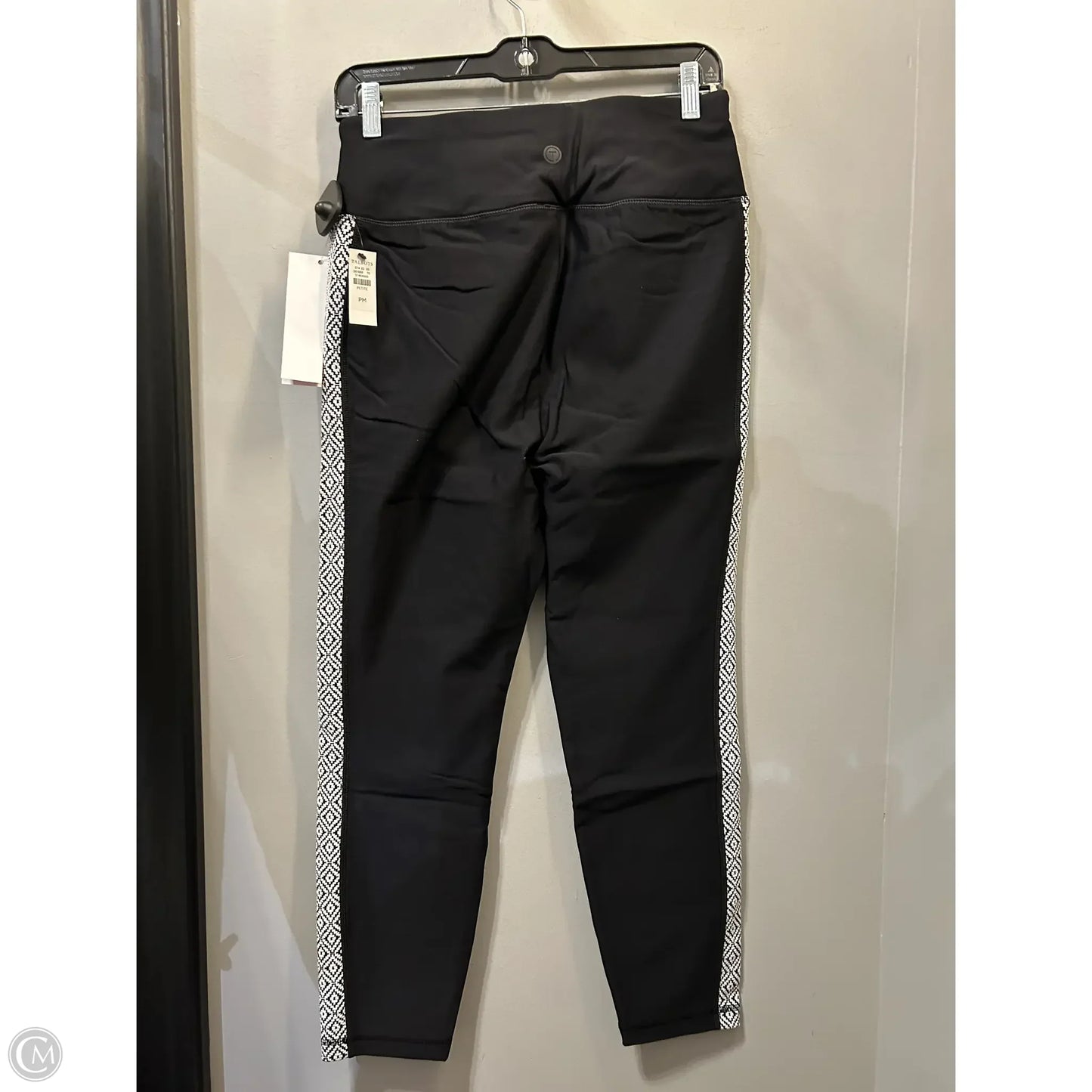 Athletic Pants By Talbots In Black & White, Size: 8p