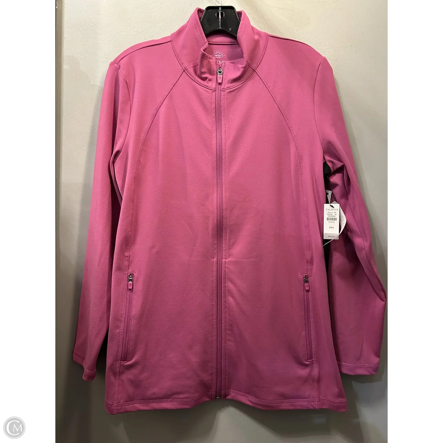 Athletic Jacket By Talbots In Pink, Size: Mp