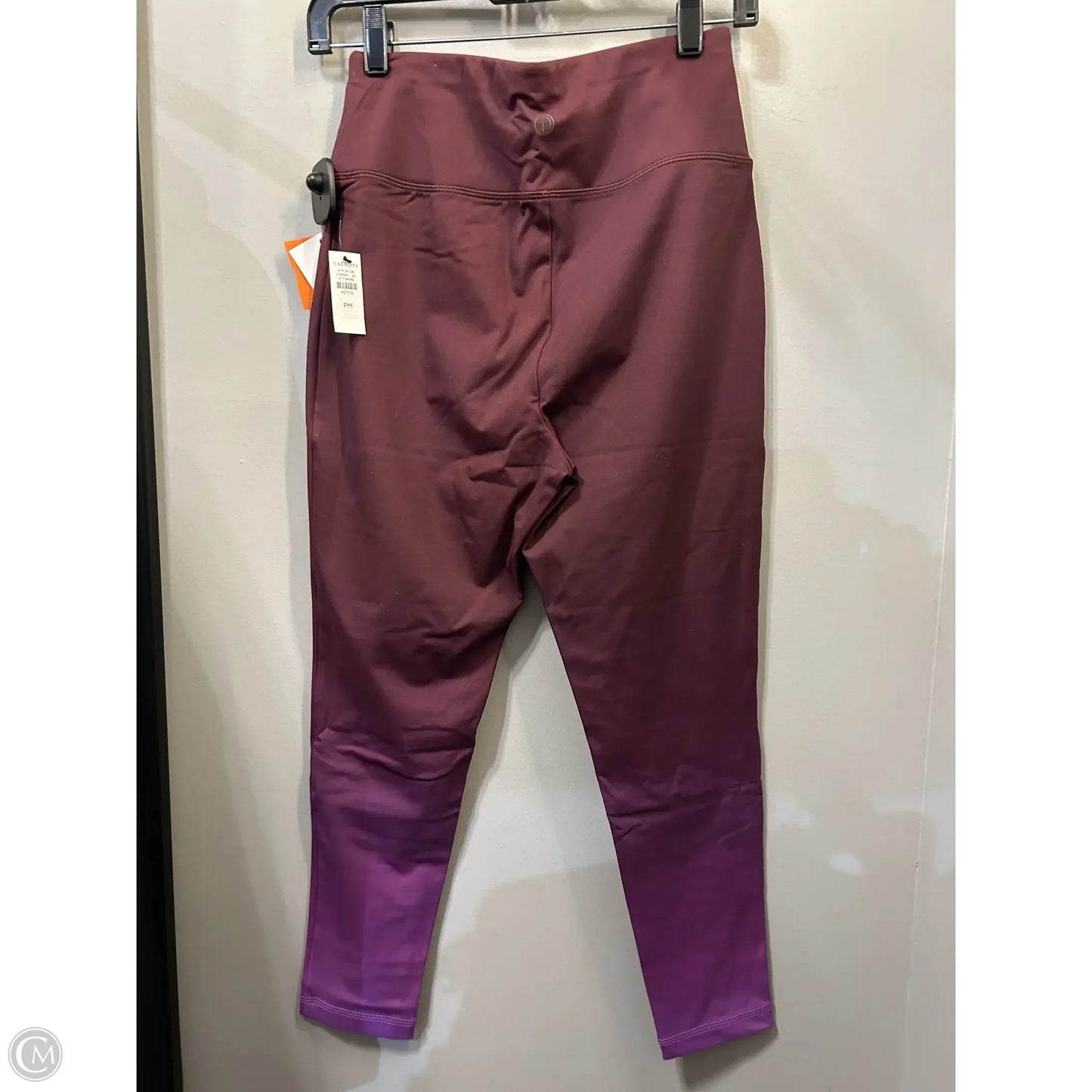 Athletic Leggings By Talbots In Purple & Red, Size: 8p