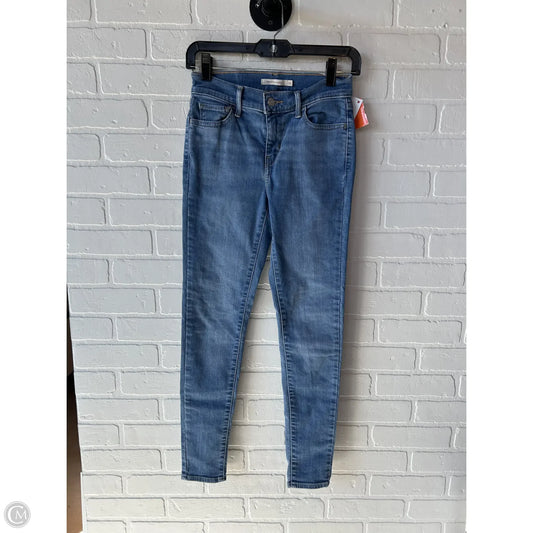 Jeans Skinny By Levis In Blue Denim, Size: 2