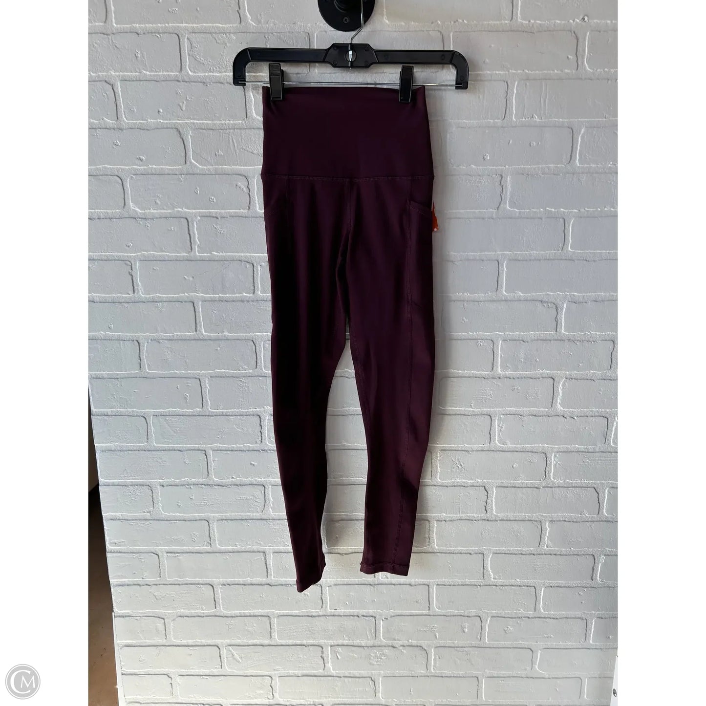Athletic Leggings By Yogalicious In Red, Size: 0