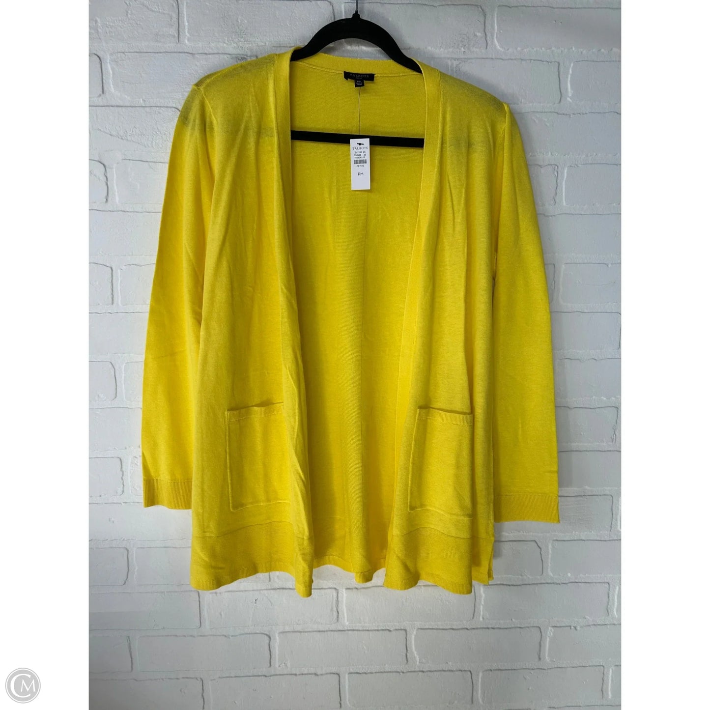 Cardigan By Talbots In Yellow, Size: Mp