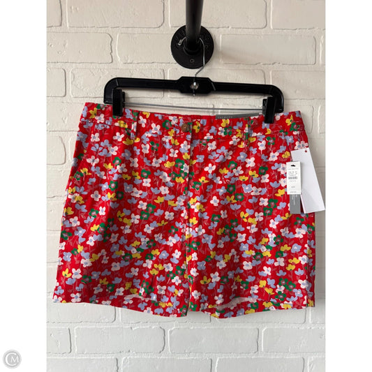 Shorts By Talbots In Red & Yellow, Size: 10p