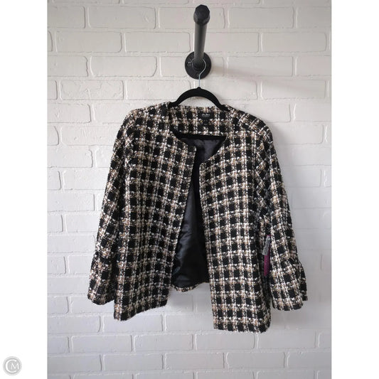 Blazer By DU JOUR In Black & Brown, Size: Xl