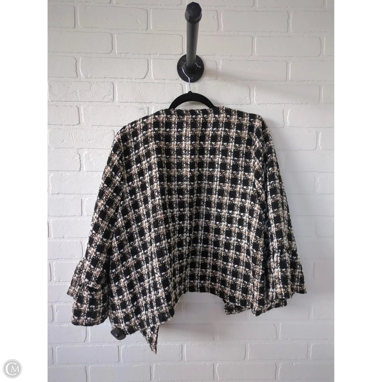 Blazer By DU JOUR In Black & Brown, Size: Xl