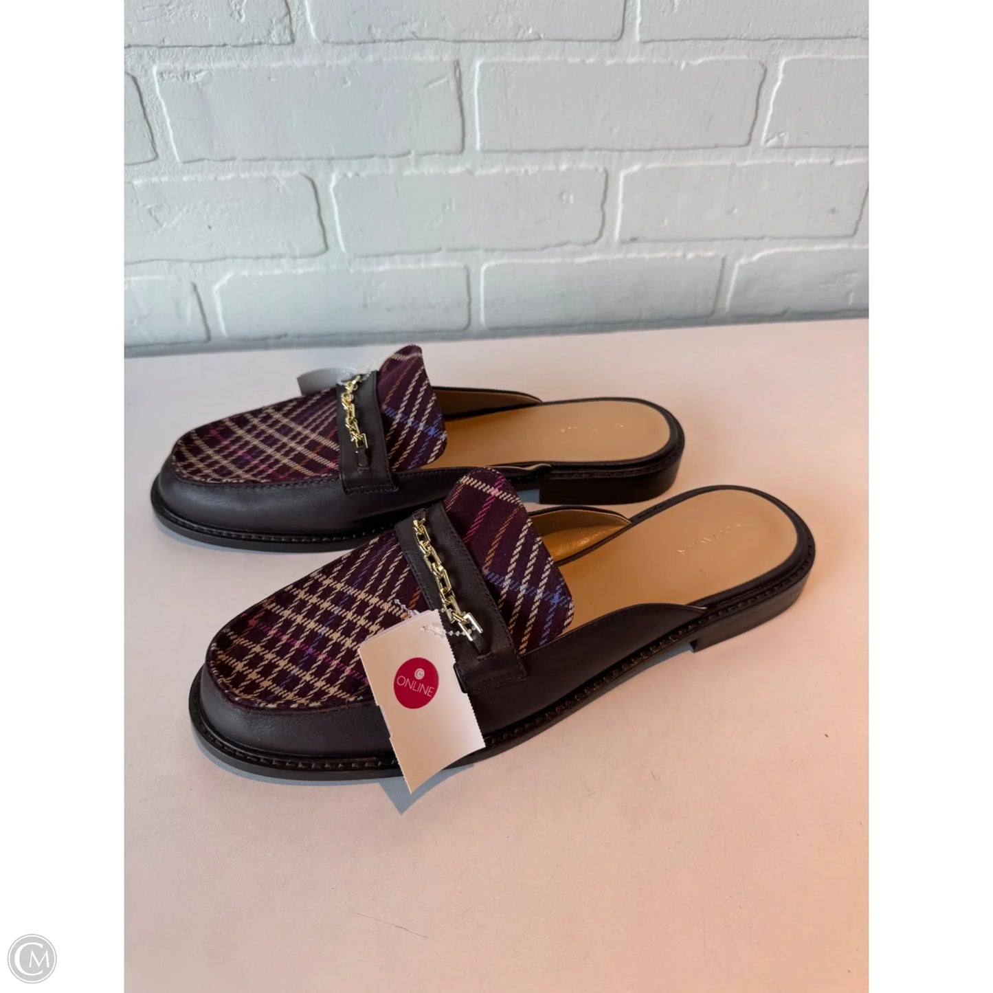 Shoes Flats By Ann Taylor In Brown & Purple, Size: 11