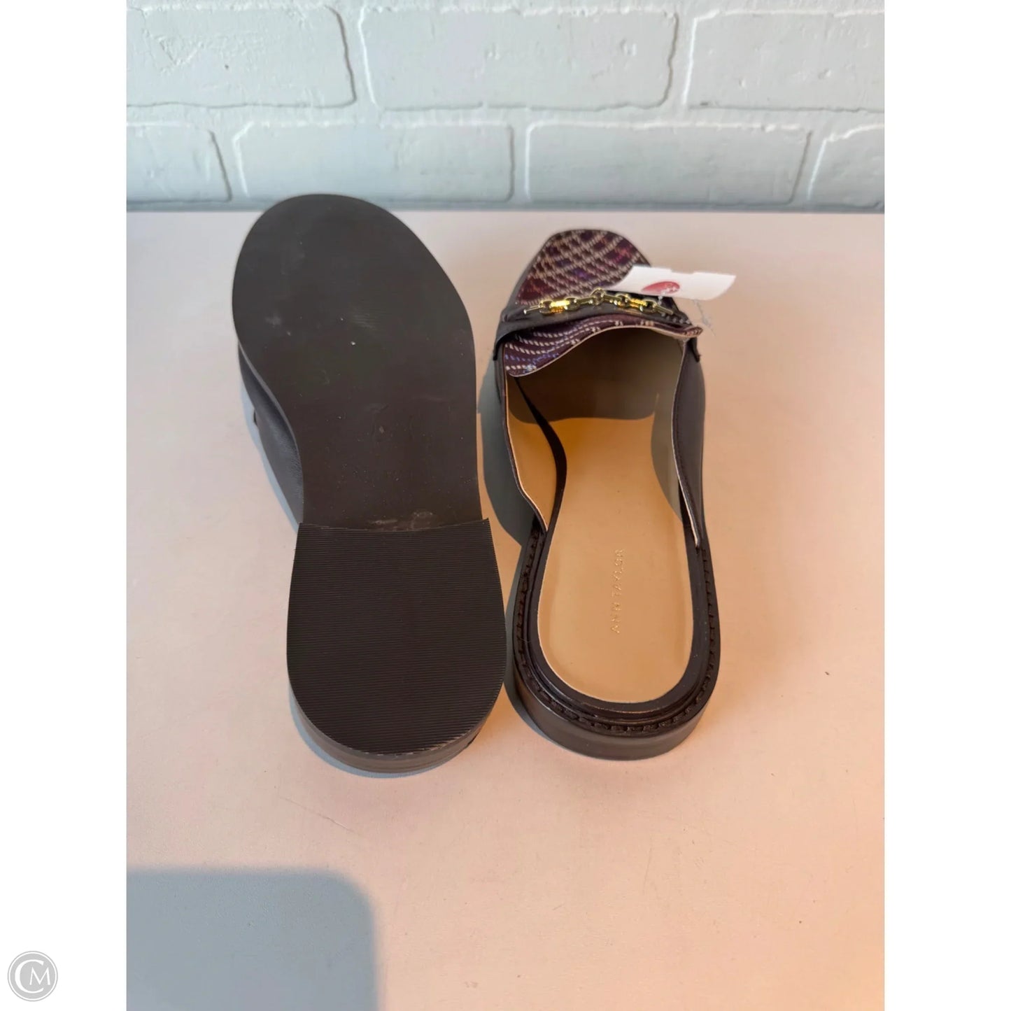 Shoes Flats By Ann Taylor In Brown & Purple, Size: 11