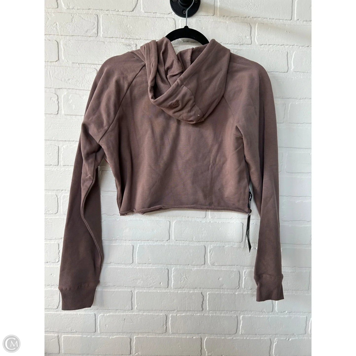 Sweatshirt Hoodie By  flag nor fail  In Brown, Size: S
