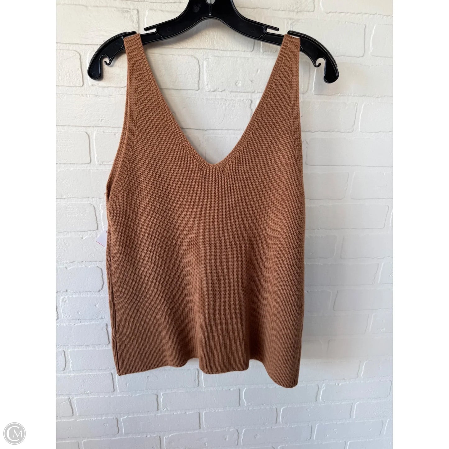 Vest Sweater By Gilli In Tan, Size: S