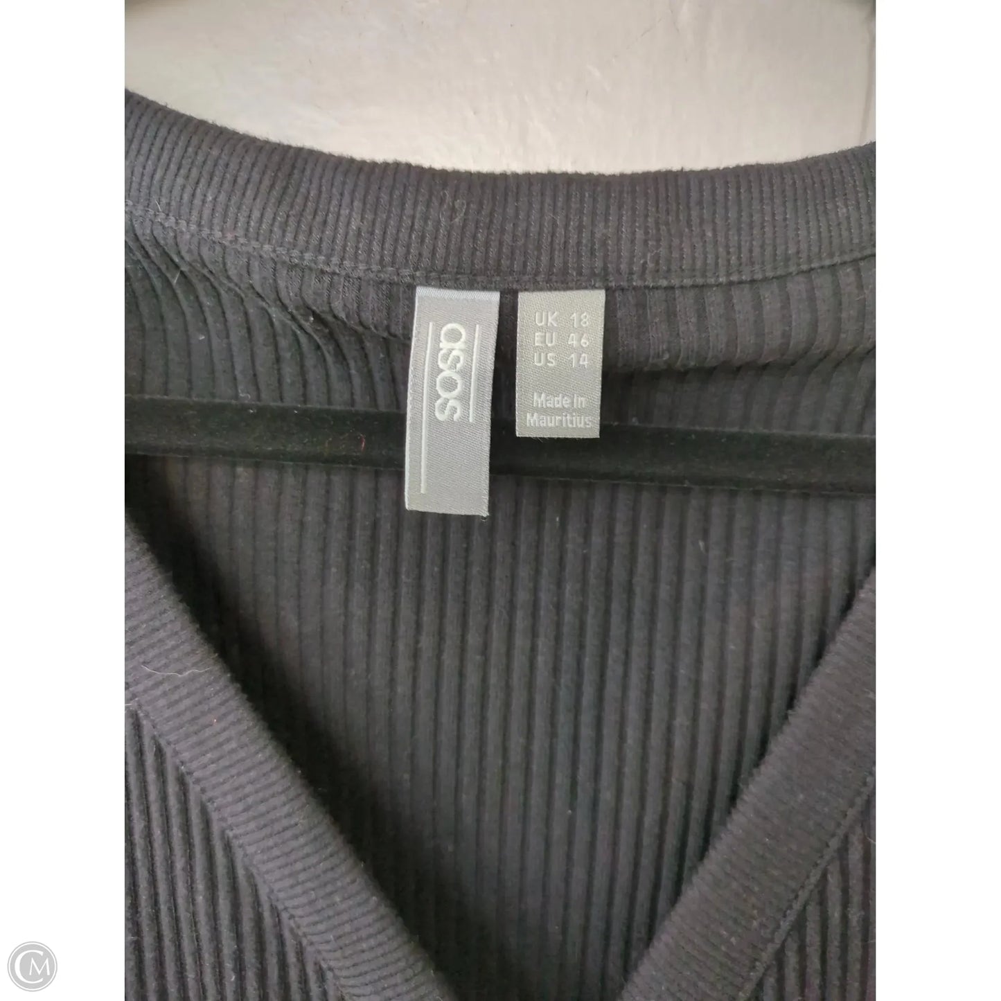 Dress Casual Short By Asos In Black, Size: L