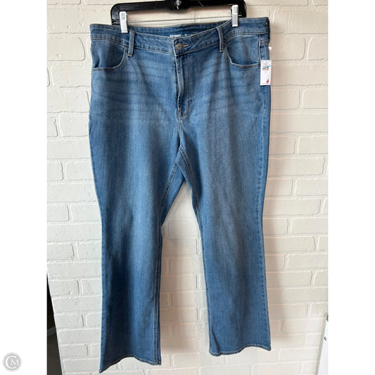 Jeans Boot Cut By Old Navy In Blue Denim, Size: 18