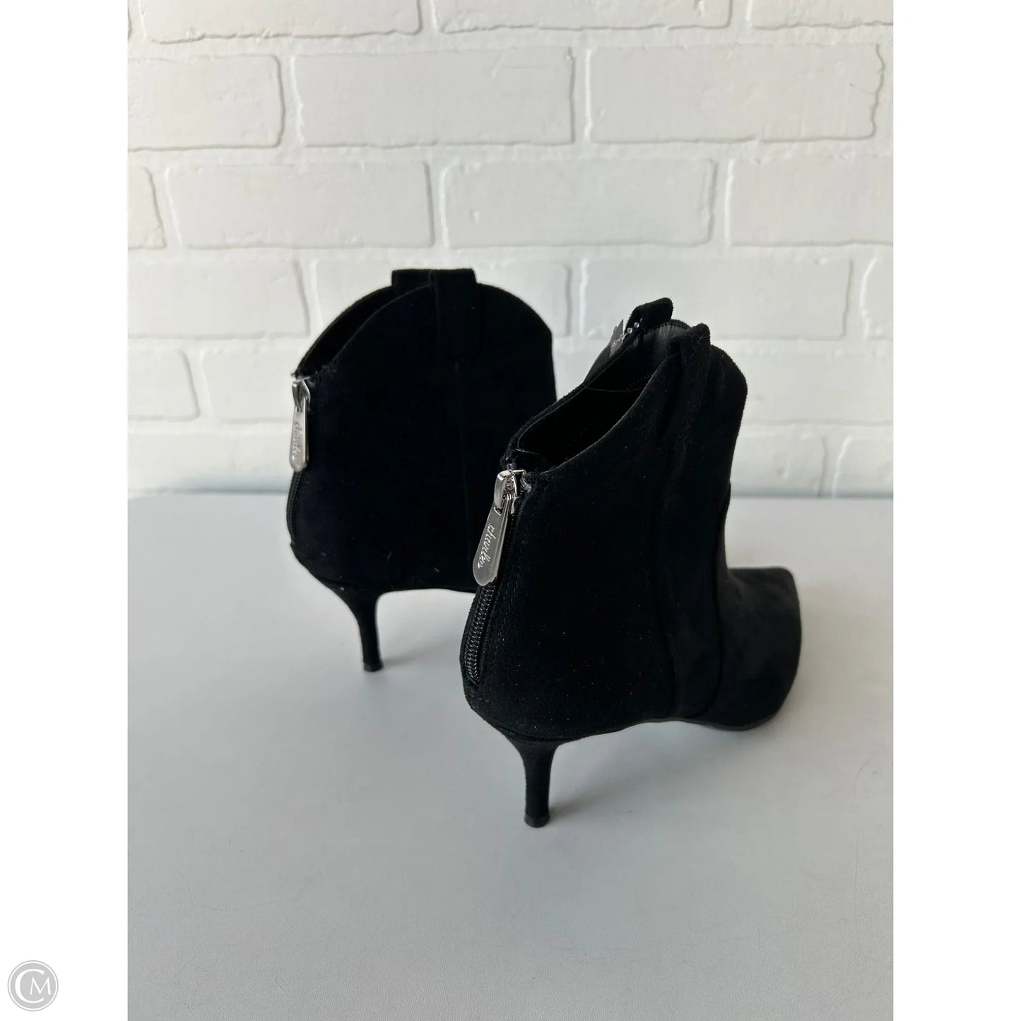 Boots Ankle Heels By Charles By Charles David In Black, Size: 7