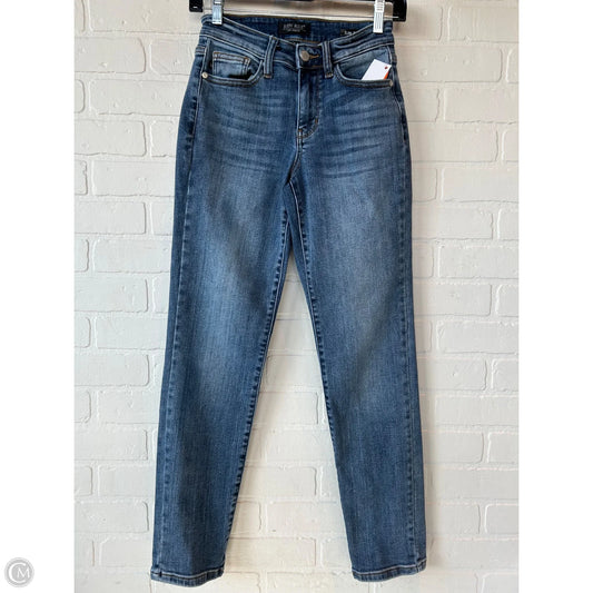 Jeans Skinny By Judy Blue In Blue Denim, Size: 0