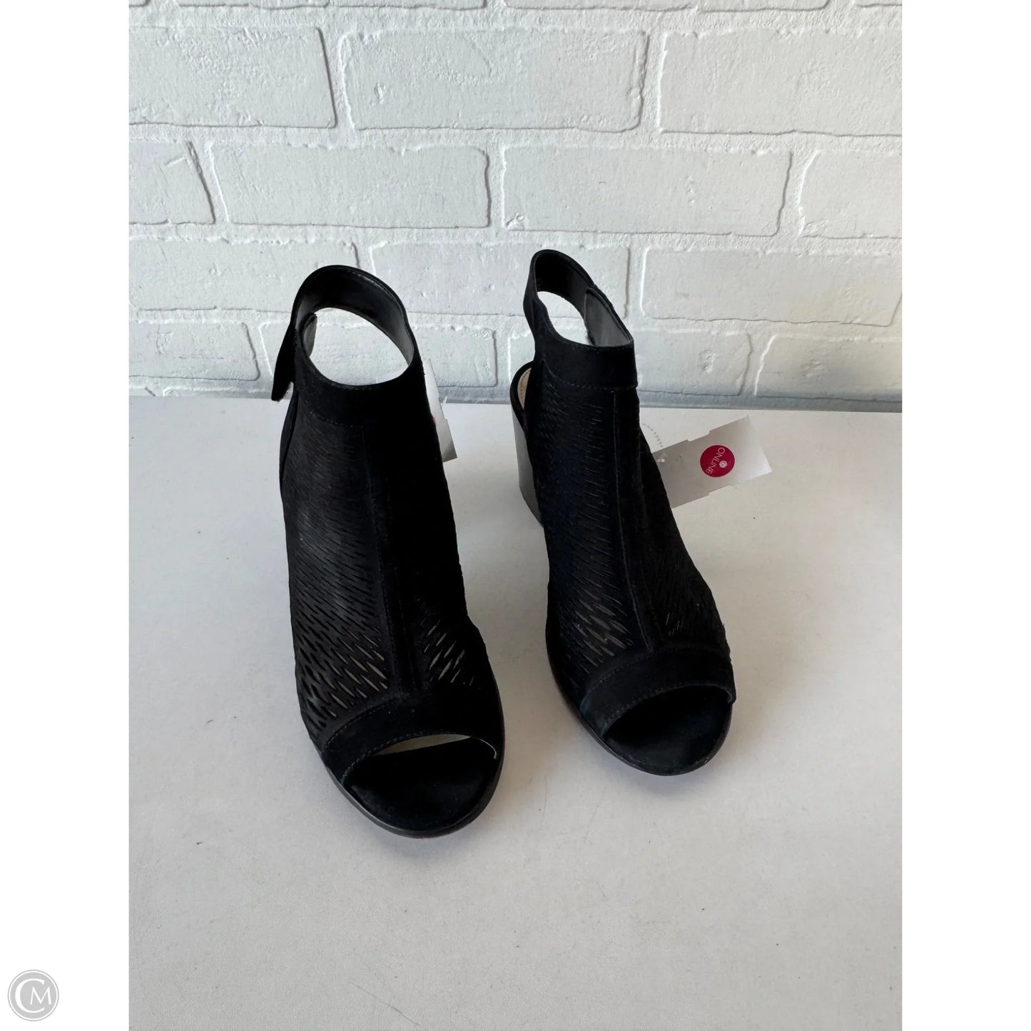 Sandals Heels Block By Vince Camuto In Black, Size: 9