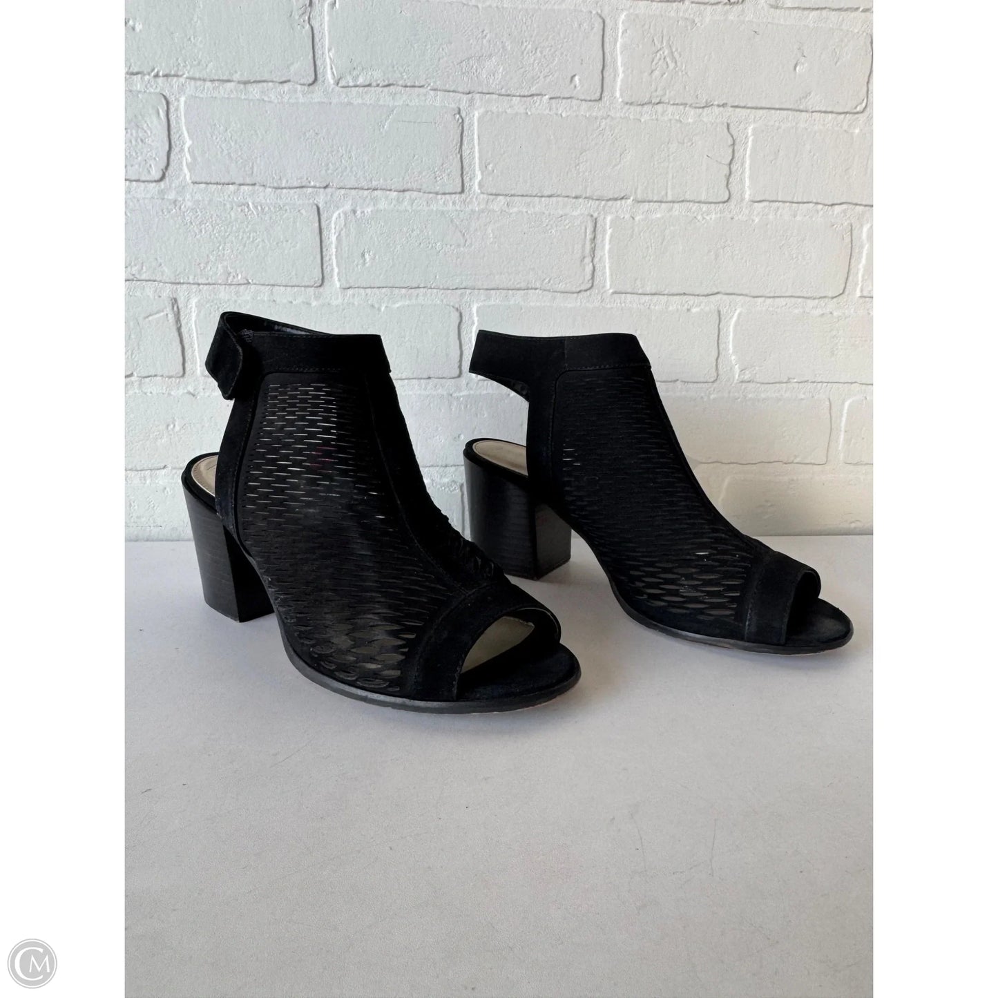 Sandals Heels Block By Vince Camuto In Black, Size: 9