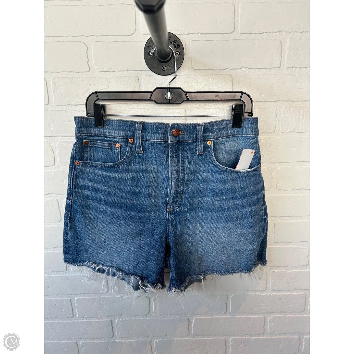 Shorts By Madewell In Blue Denim, Size: 8
