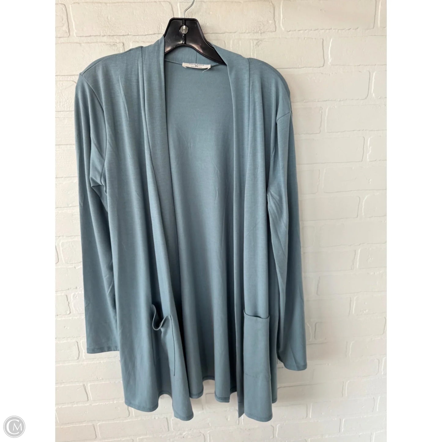 Cardigan By Zenana Outfitters In Blue, Size: Xl