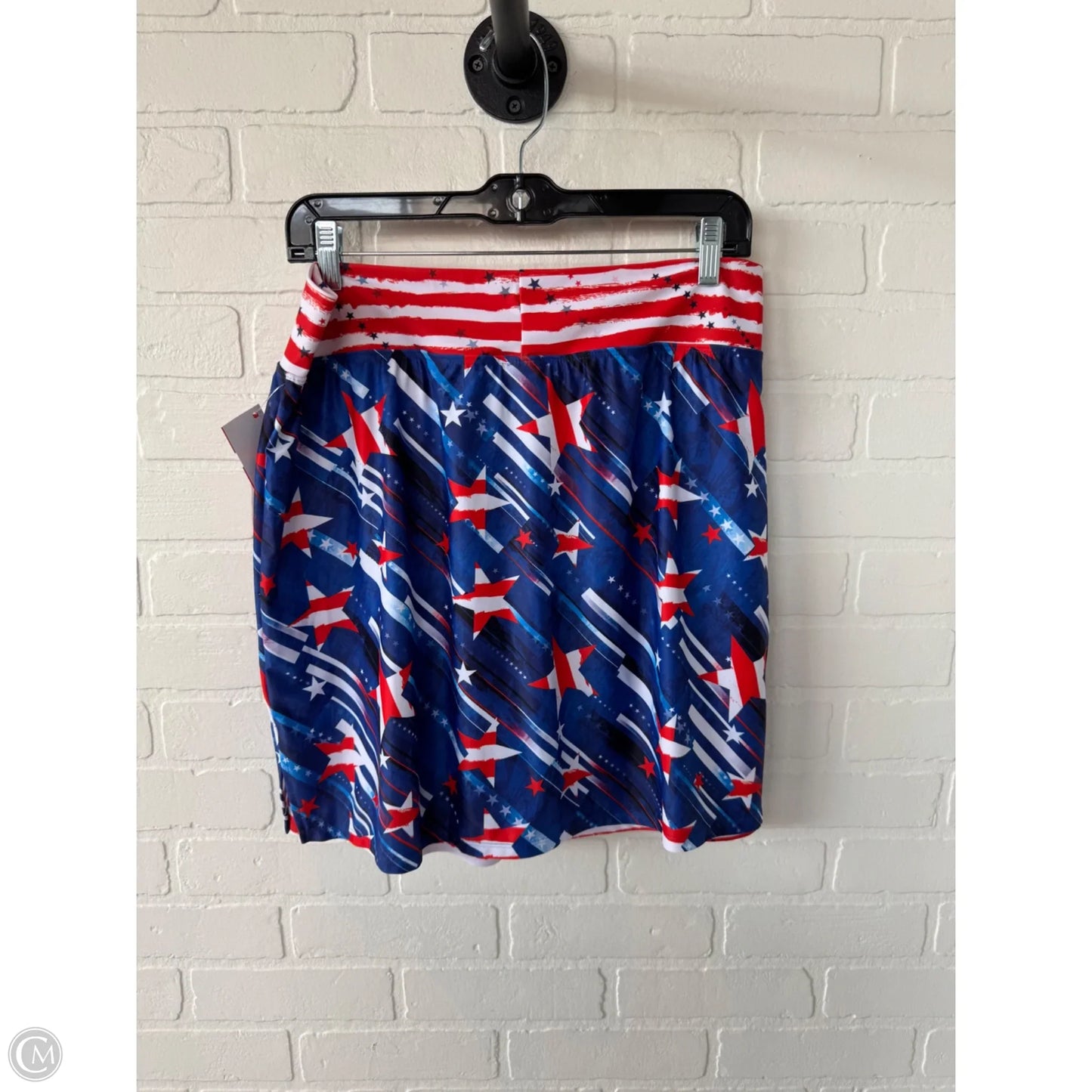 Athletic Skort By Clothes Mentor In Blue & Red & White, Size: 18