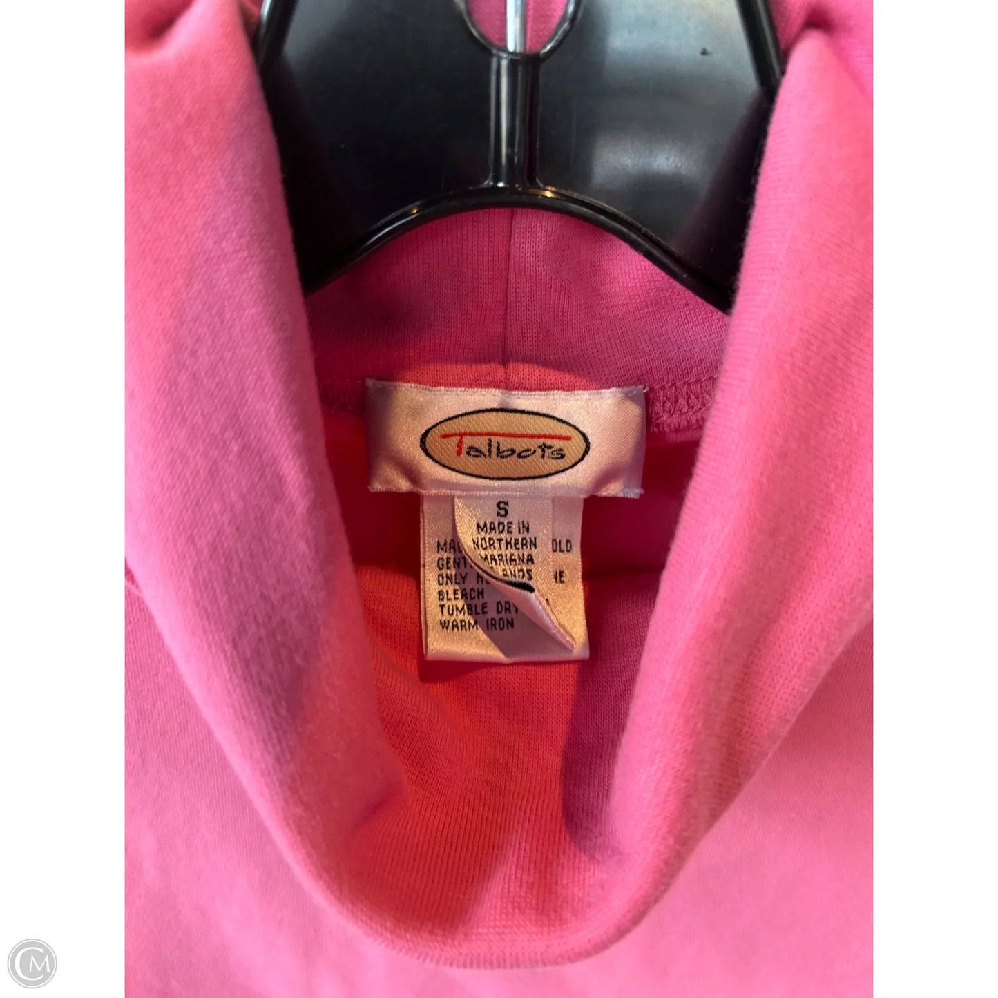 Top Long Sleeve Basic By Talbots In Pink, Size: S