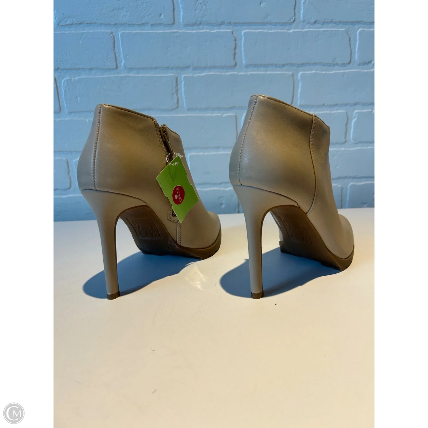 Sandals Heels Stiletto By Mix No 6 In Tan, Size: 6