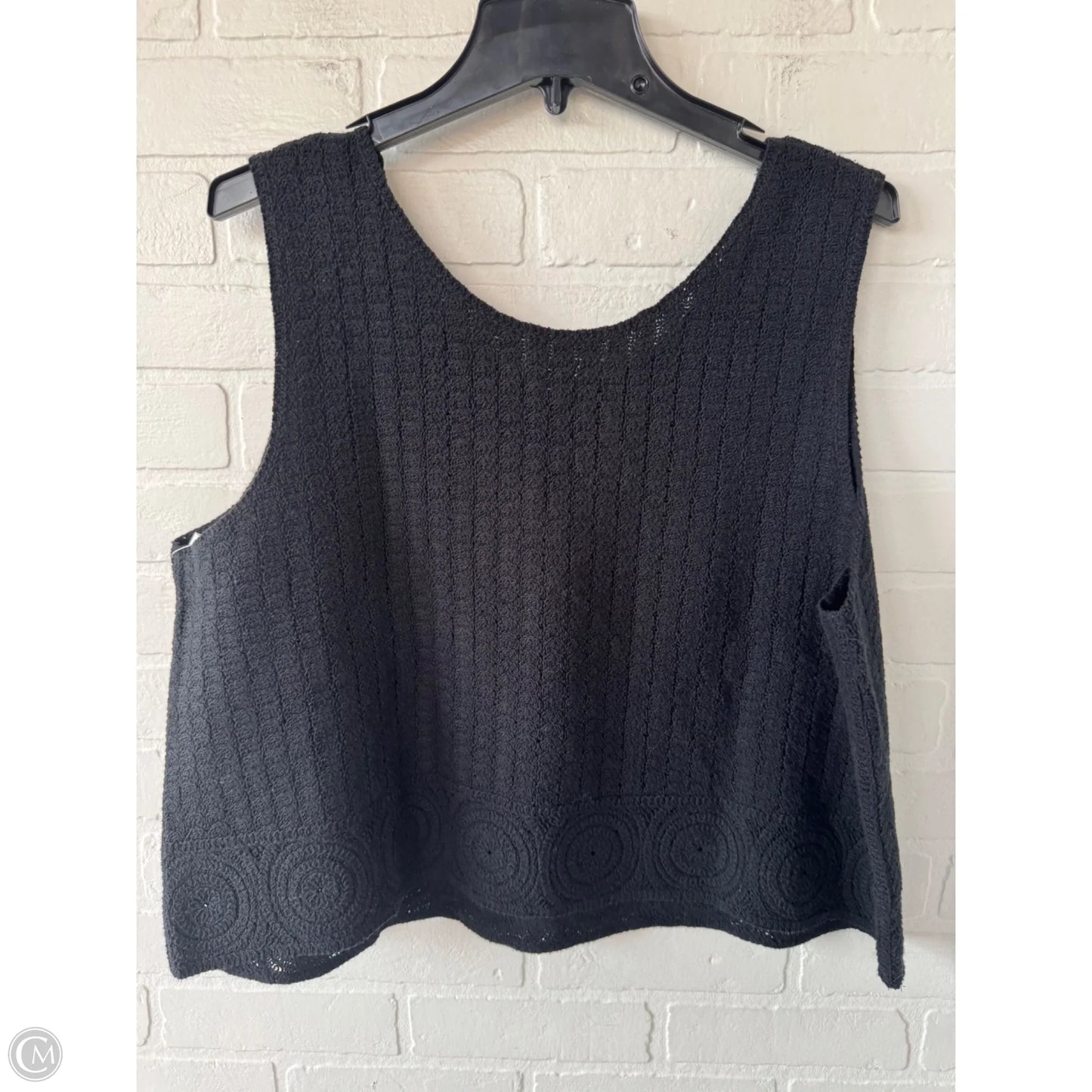 Top Sleeveless By J. Jill In Black, Size: 2x