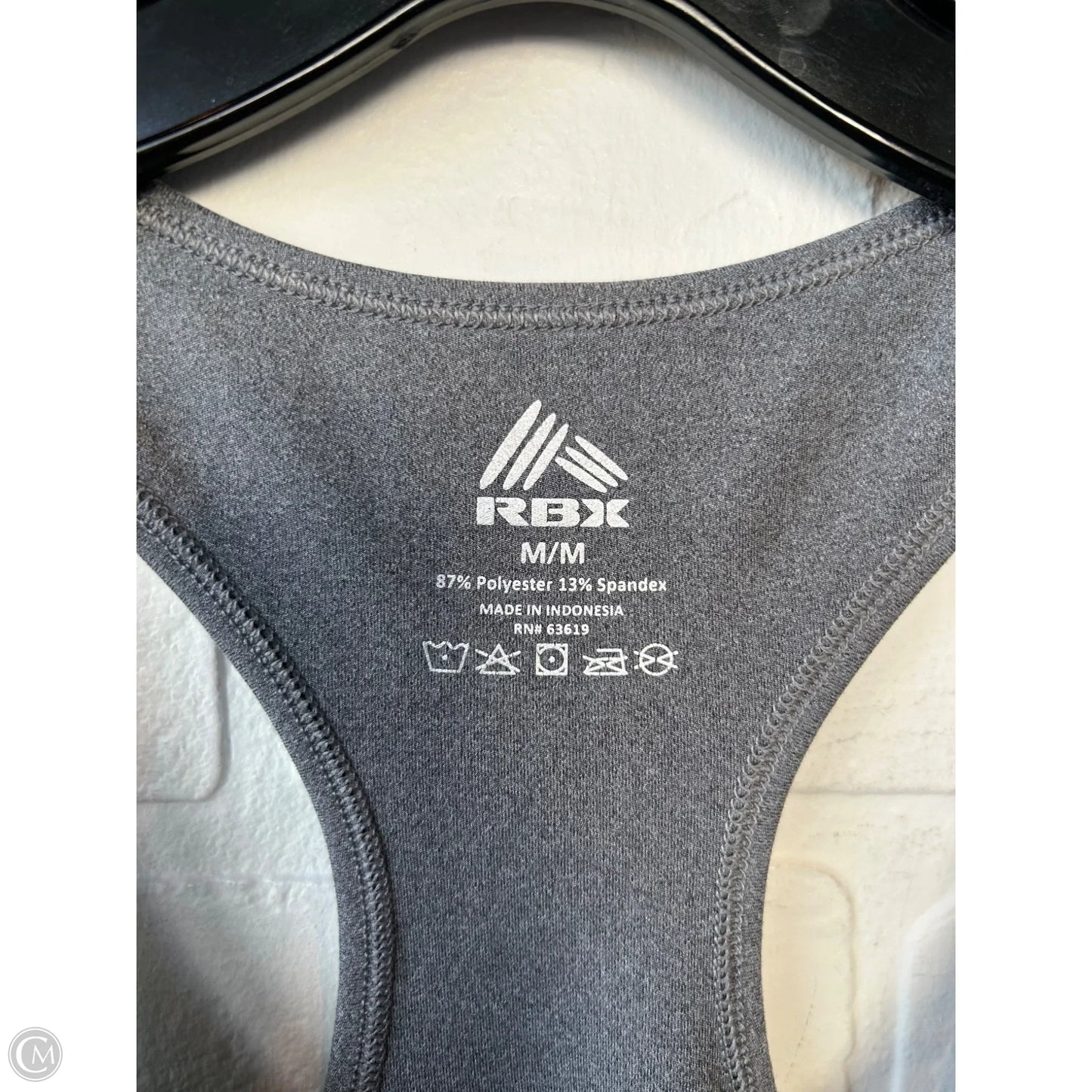 Athletic Tank Top By Rbx In Grey, Size: M