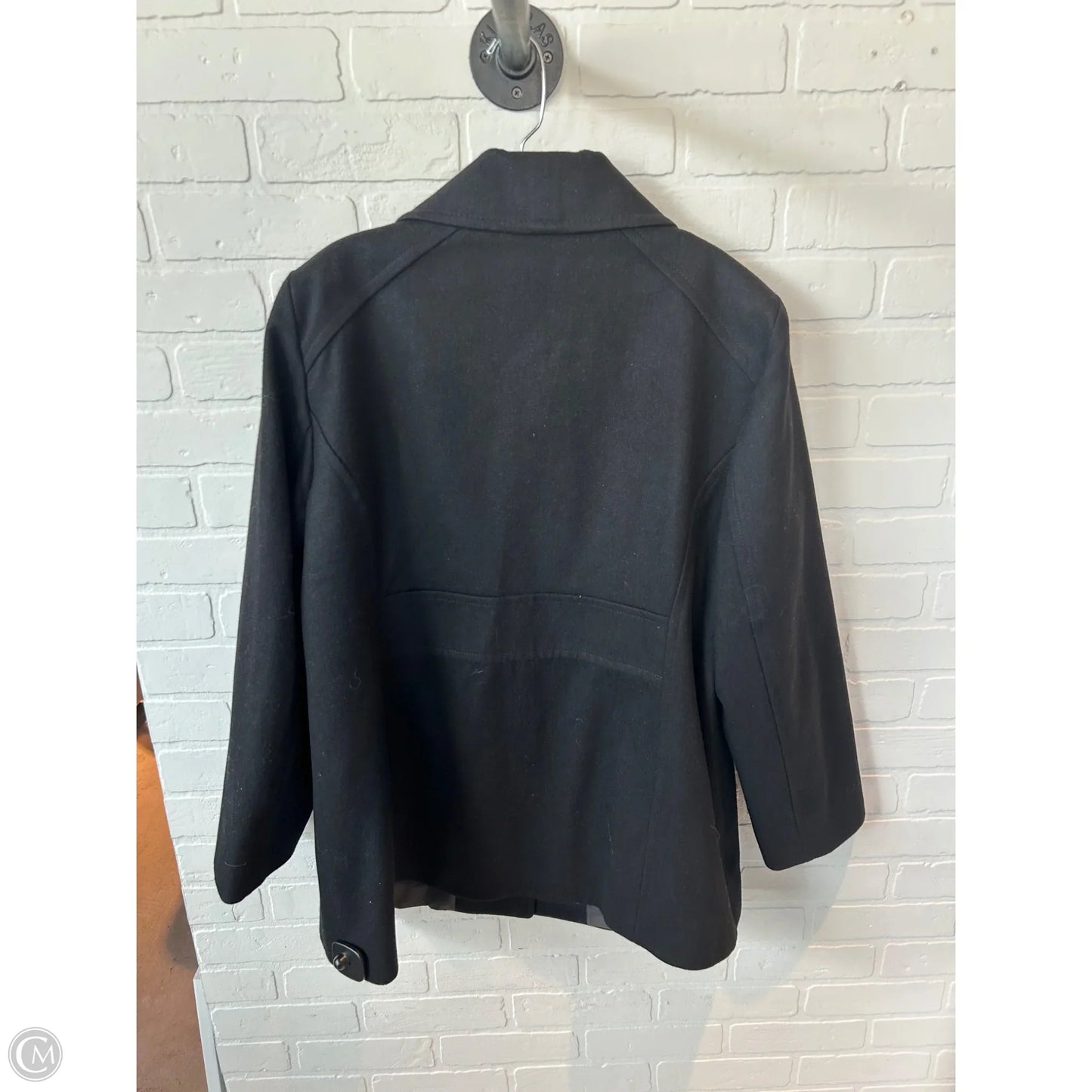 Coat Peacoat By London Fog In Black, Size: Xxl