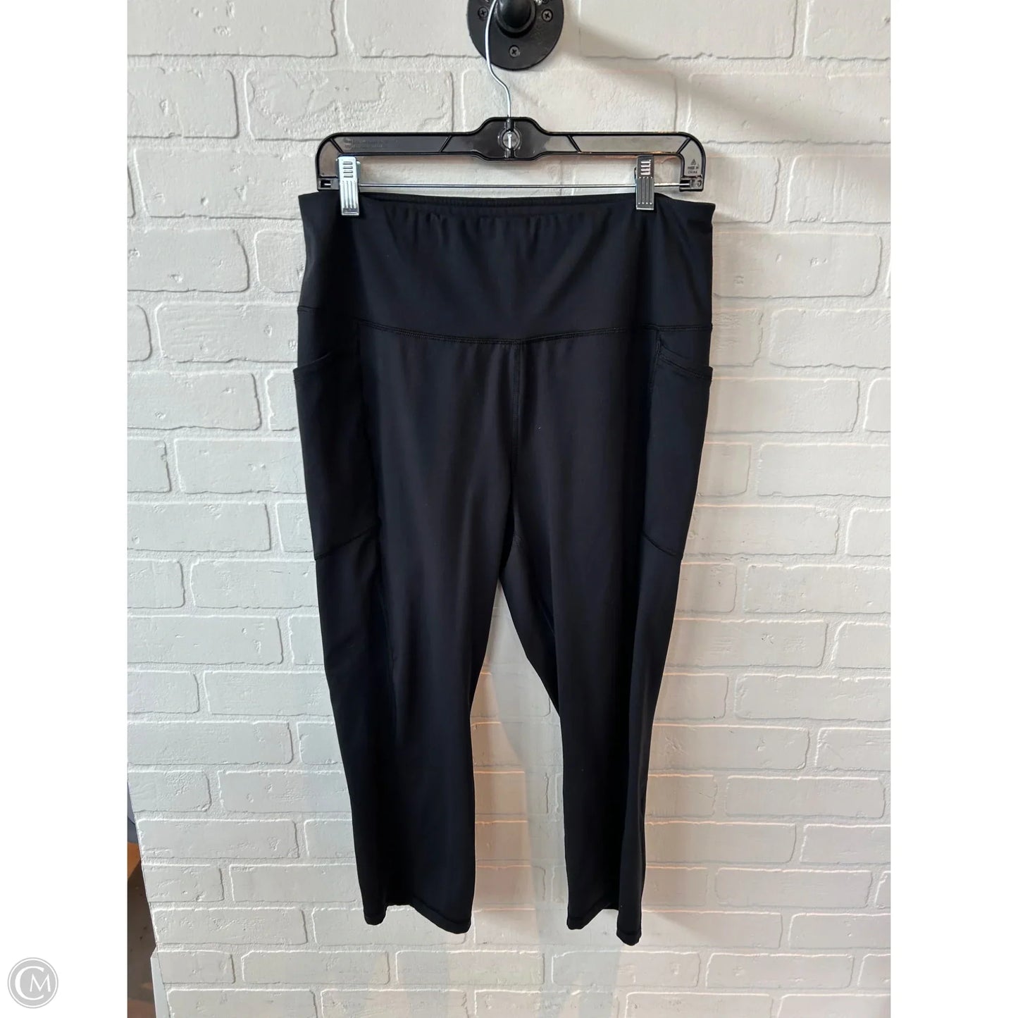 Athletic Leggings Capris By Rbx In Black, Size: 16