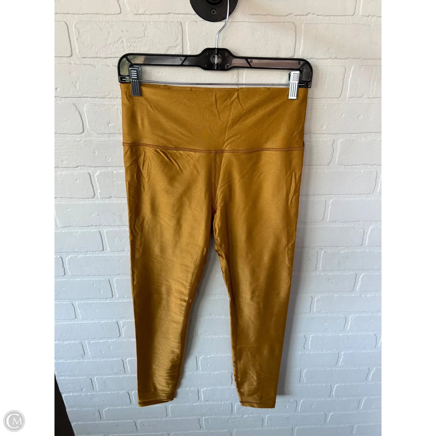 Athletic Leggings By Athleta In Gold, Size: 8