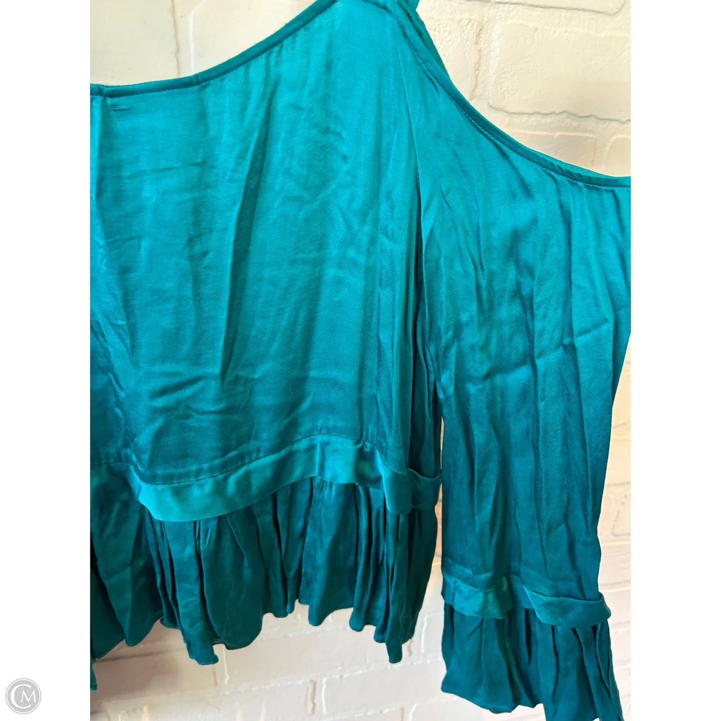 Top Long Sleeve By Maeve In Blue, Size: M