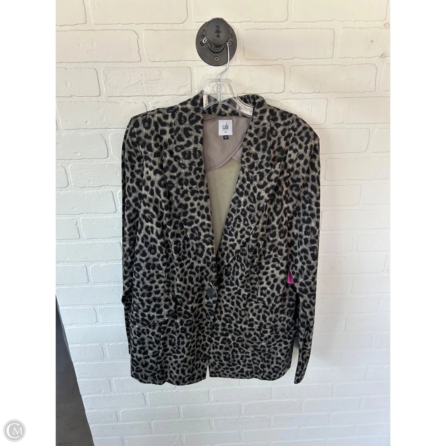 Blazer By Cabi In Brown & Grey, Size: Xl