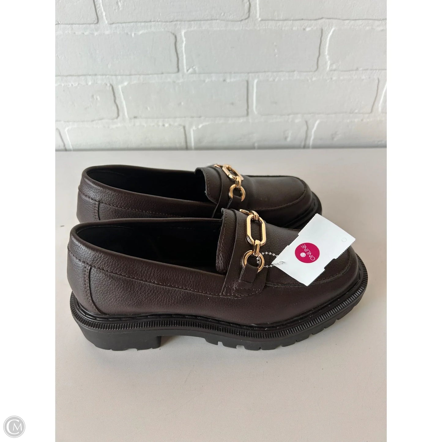 Shoes Heels Block By Clothes Mentor In Brown, Size: 7