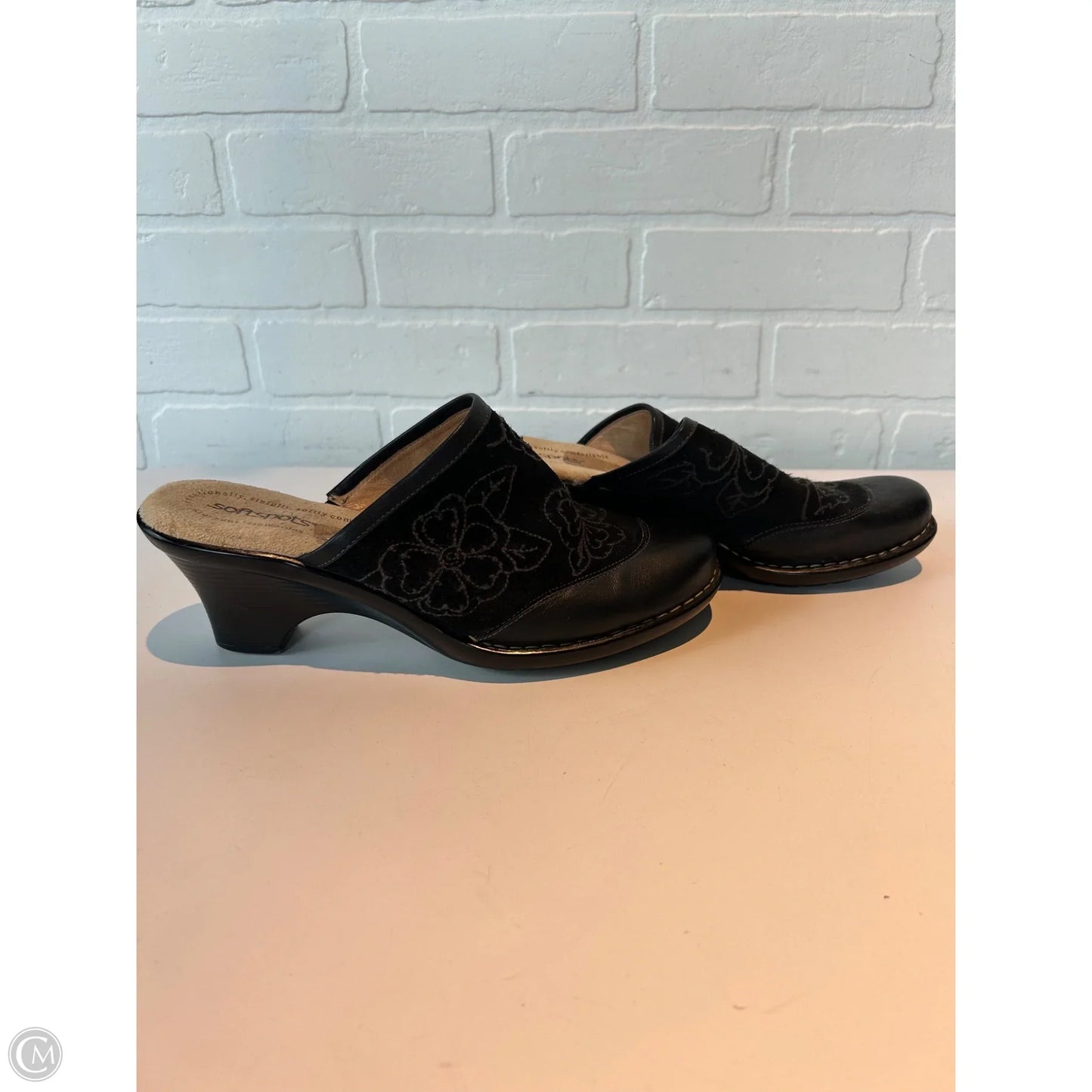 Shoes Heels Block By Softspots In Black, Size: 10