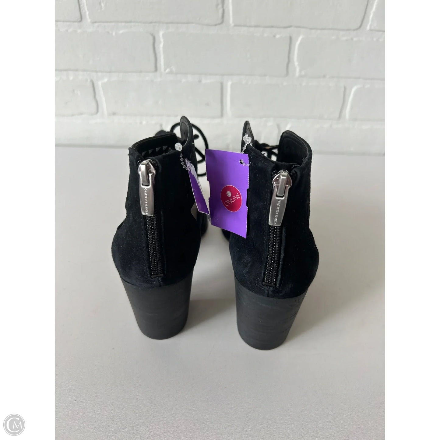 Sandals Heels Block By Vince Camuto In Black, Size: 7.5