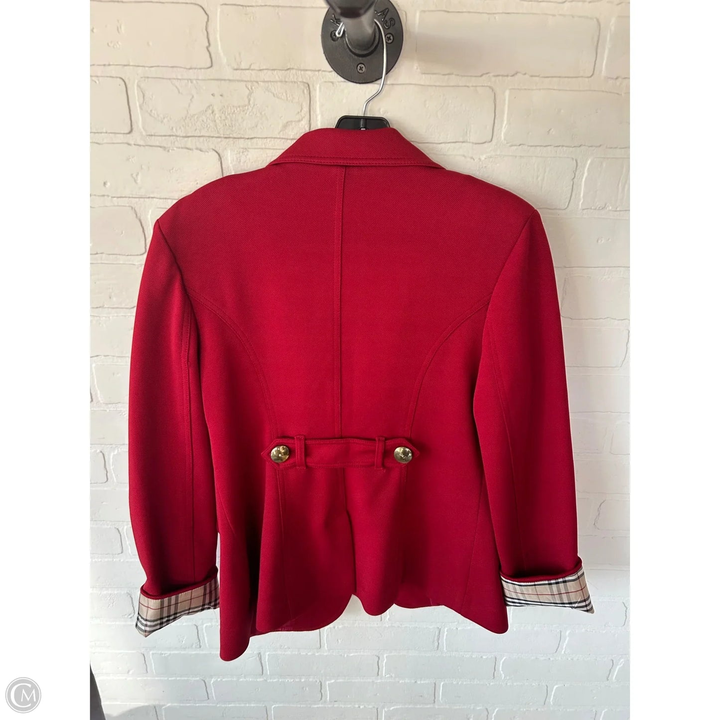 Blazer By Clothes Mentor In Red, Size: Xs