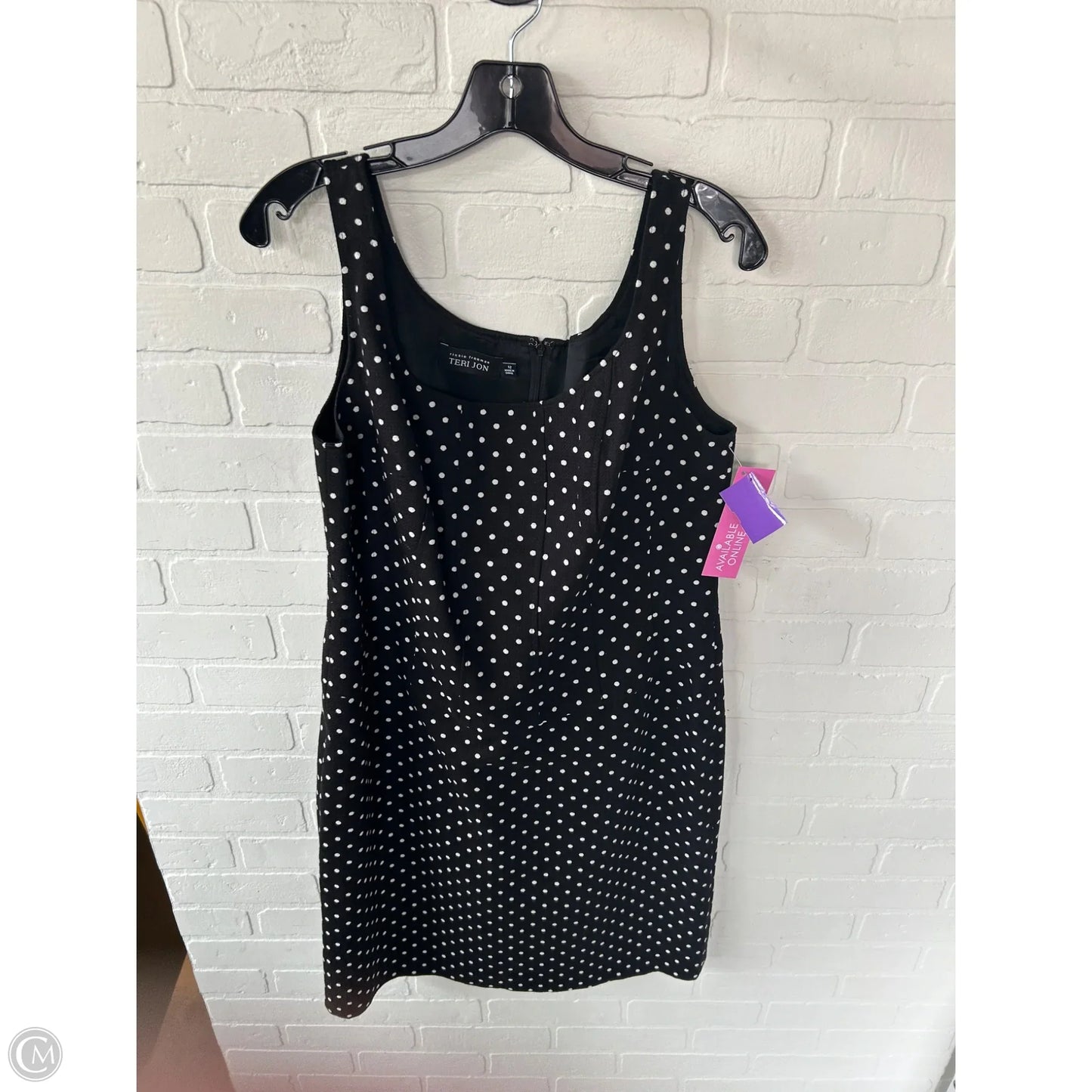 Dress Party Short By Clothes Mentor In Black & White, Size: L