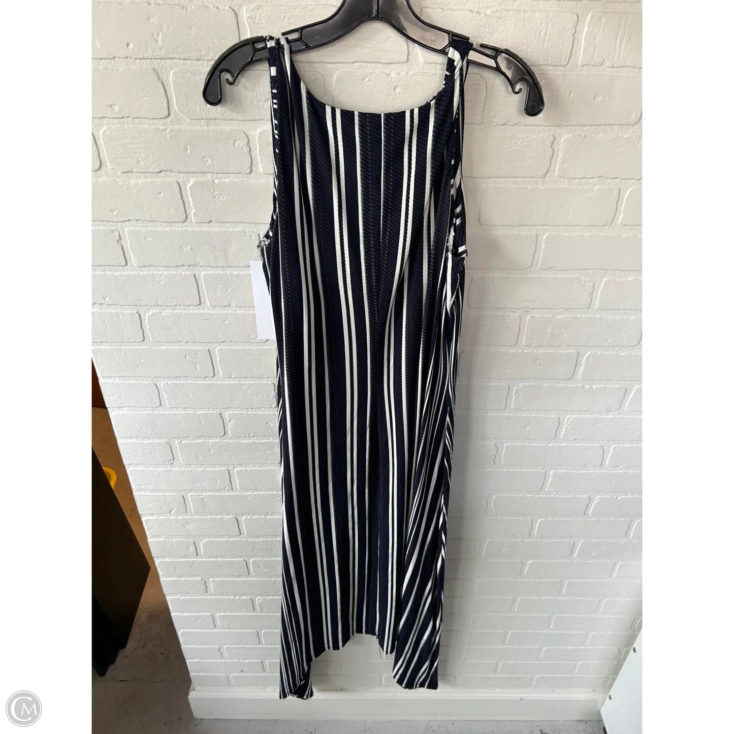 Dress Casual Maxi By Tommy Bahama In Blue & White, Size: L