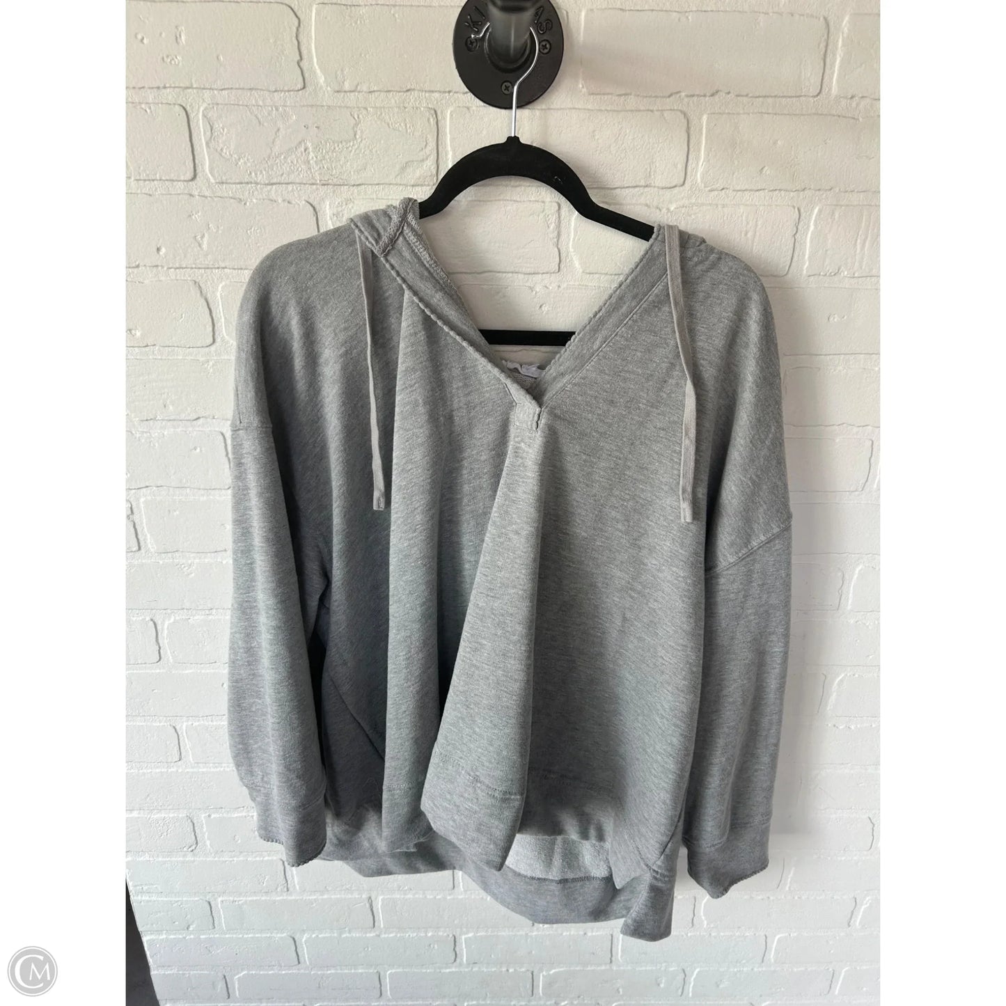 Sweatshirt Hoodie By Jane And Delancey In Grey, Size: 3x