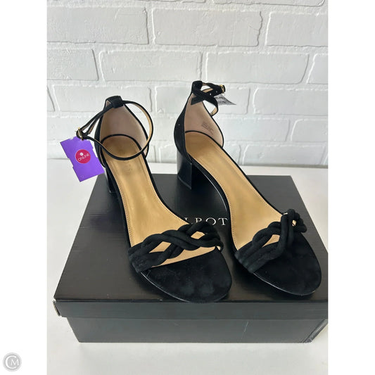 Sandals Heels Block By Talbots In Black, Size: 10.5