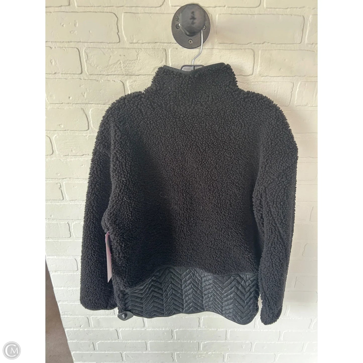 Jacket Fleece By Athleta In Black, Size: M