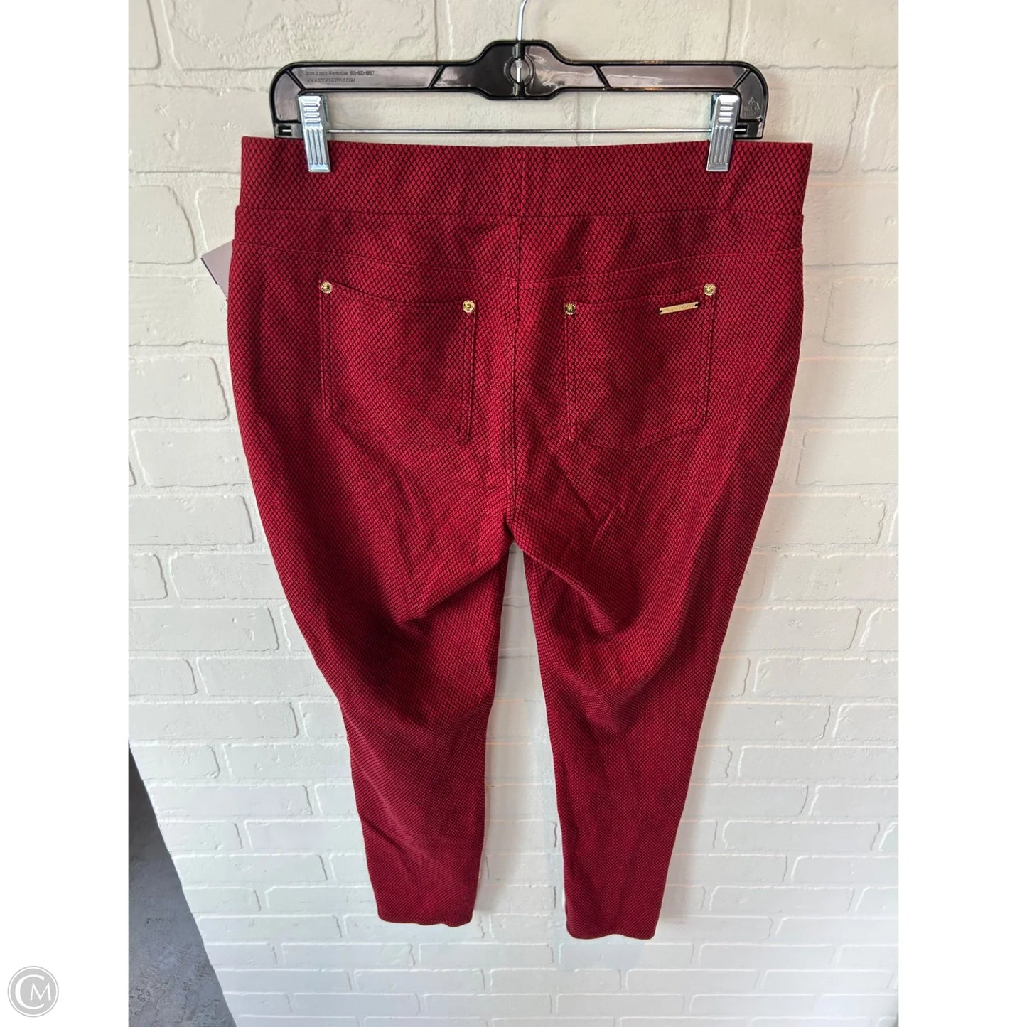 Pants Other By Michael By Michael Kors In Black & Red, Size: 12