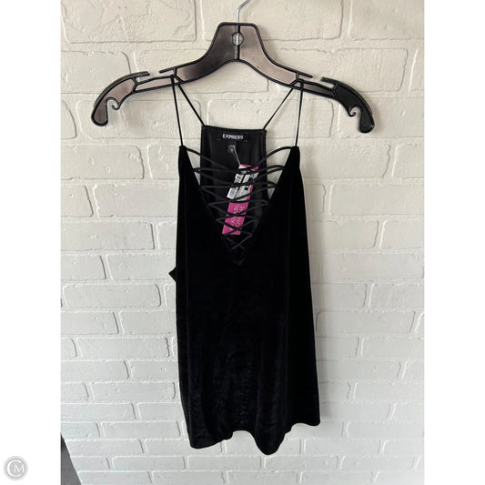 Top Sleeveless By Express In Black, Size: Xl