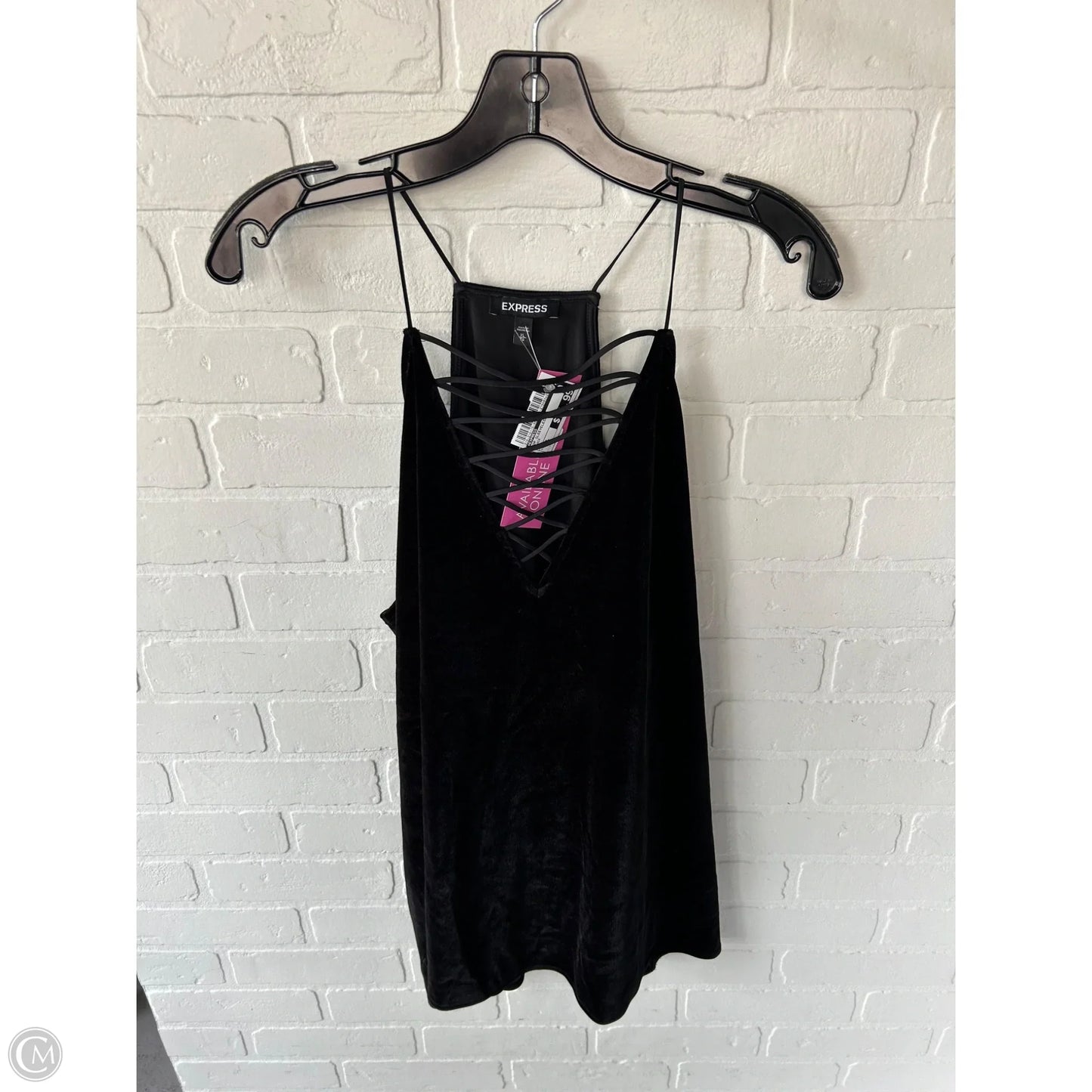 Top Sleeveless By Express In Black, Size: Xl