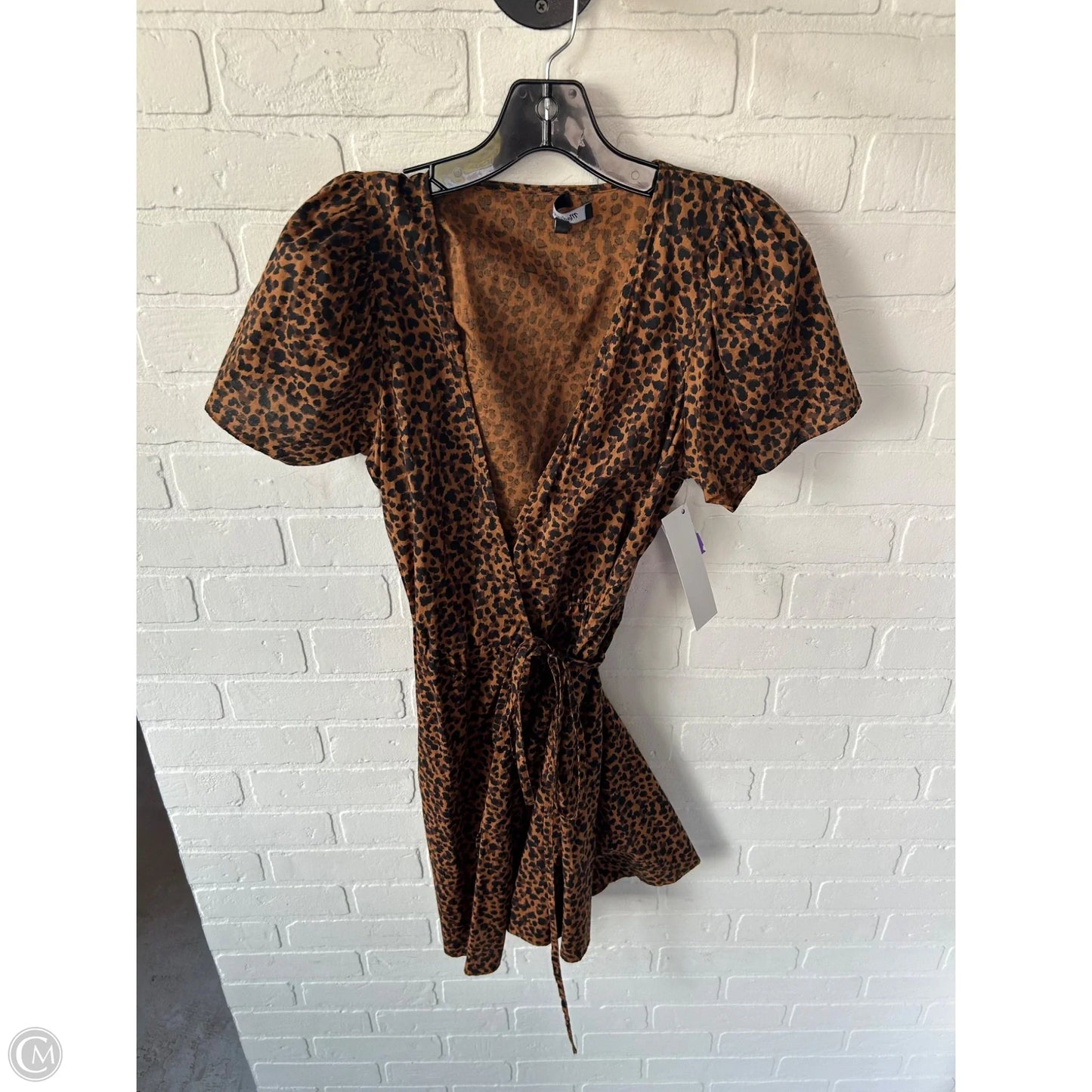 Dress Casual Short By Madewell In Animal Print, Size: S
