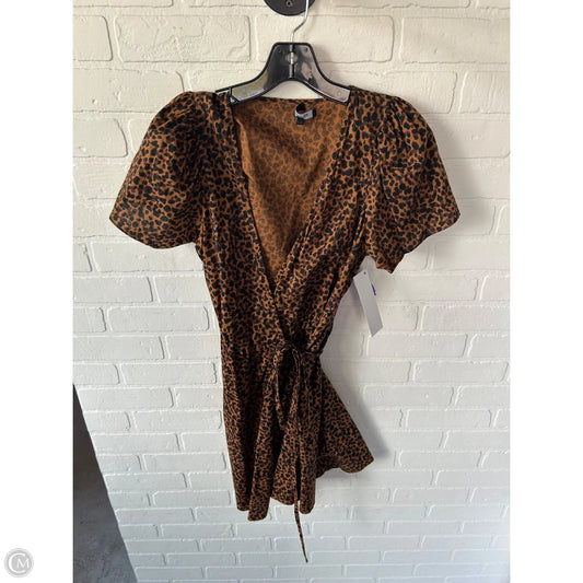 Dress Casual Short By Madewell In Animal Print, Size: S