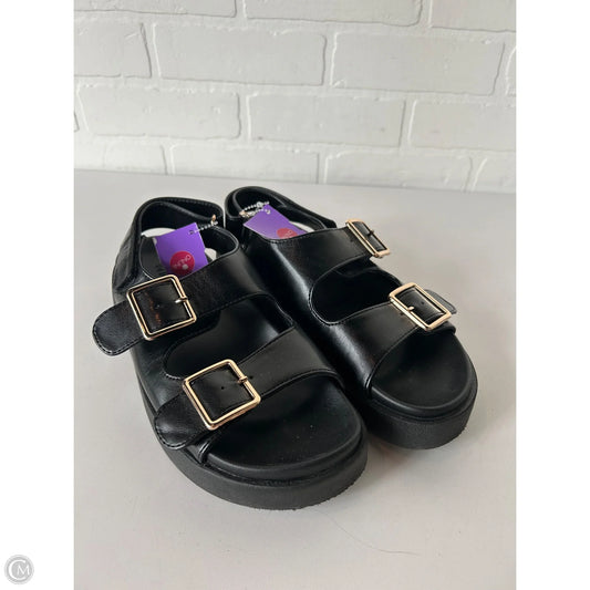 Sandals Flats By Old Navy In Black, Size: 8