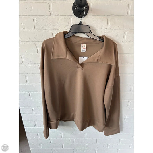 Sweatshirt Collar By 7th Ray In Tan, Size: Xl